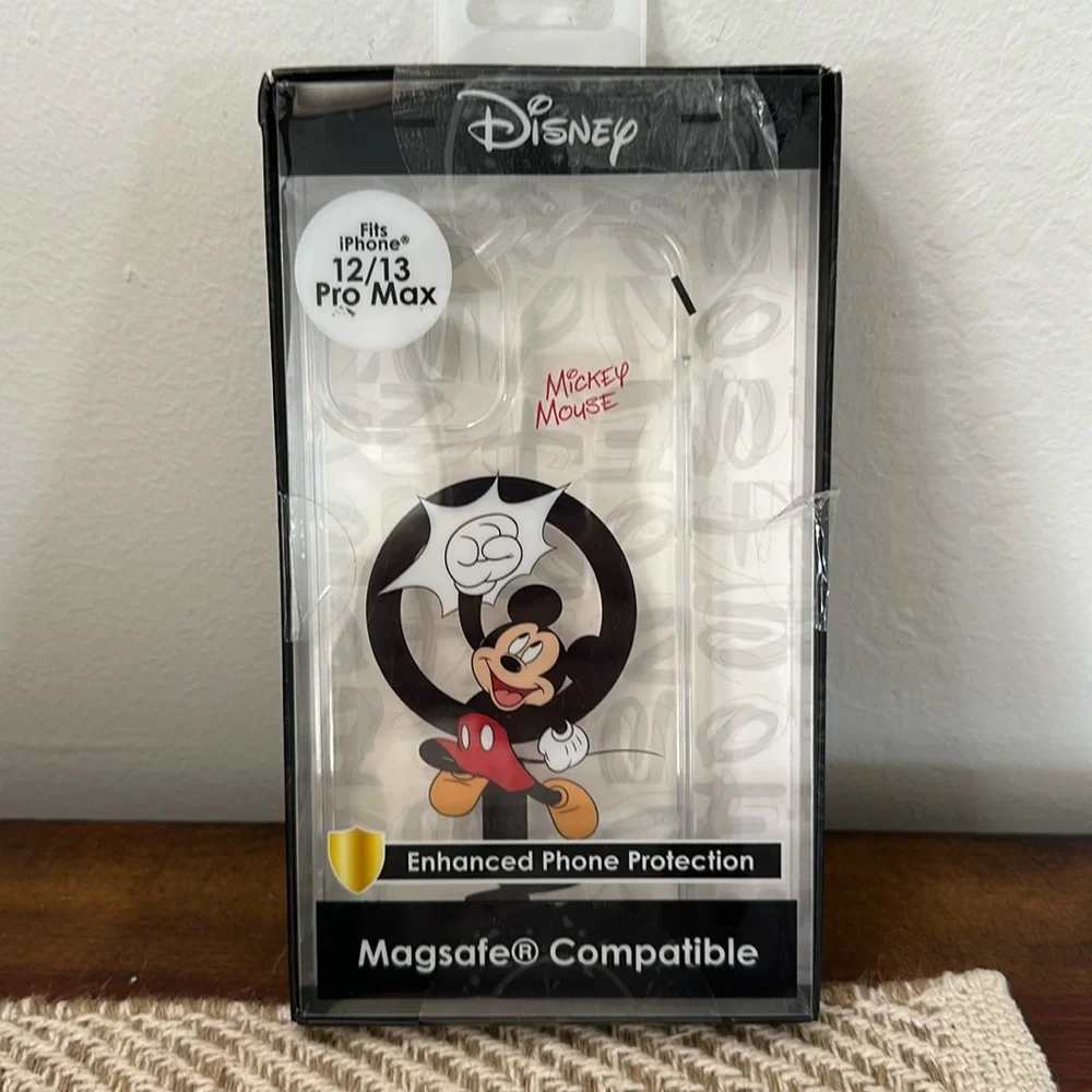 NEW DISNEY MICKEY MOUSE IPHONE 12/13 Pro Max Phone Cover MagSafe Compati…